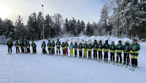 Gruppenfoto beim Kidsteamtraining