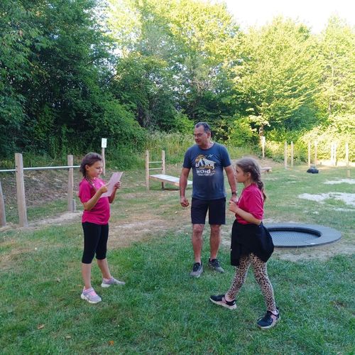 Bilder vom Karatetraining am Feng Shui Park in Lalling